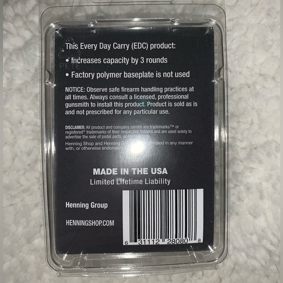 EDC Magazine & Grip Extension (+3) *Brand New* - Picture 2 of 3